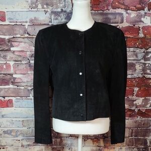Evan Davies Suede Crop Jacket